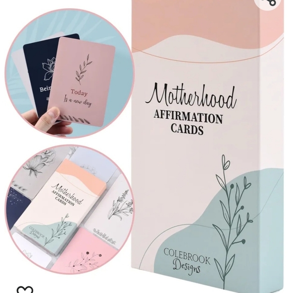 Affirmation Cards for New Mothers Inspire Meditation Postpartum Colebrook Design - Picture 7 of 8